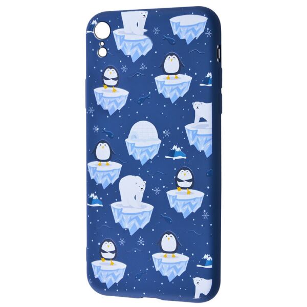 

TPU чехол WAVE Fancy для Apple iPhone XR (6.1") White Bear and Penguins / Dark blue (6059294)