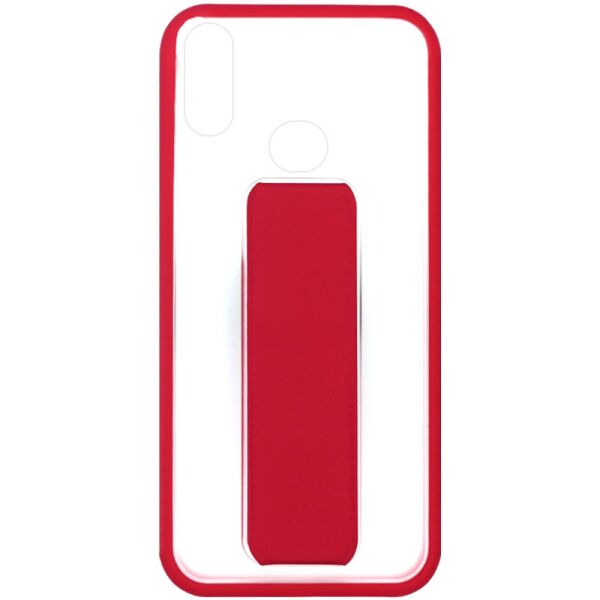 

Чехол TPU+PC Hand holder для Samsung Galaxy A10s Малиновый