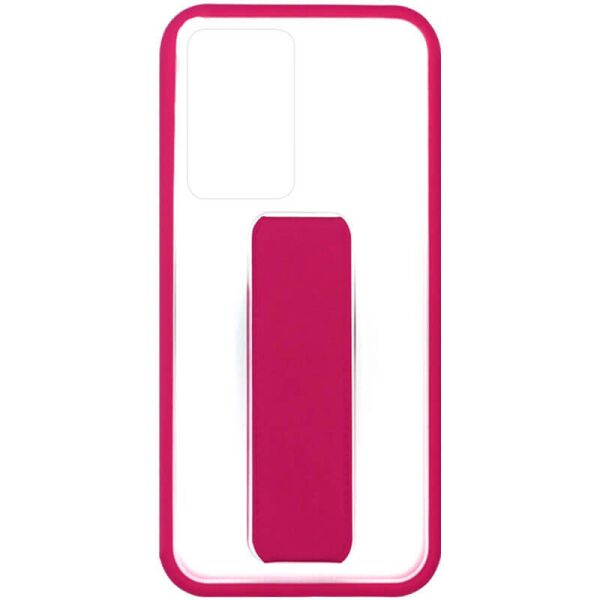 

Чехол TPU+PC Hand holder для Samsung Galaxy Note 20 Малиновый