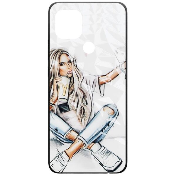 

TPU+PC чехол Prisma Ladies для Oppo A15s / A15 Selfie (4428173)