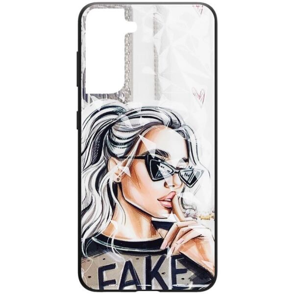 

TPU+PC чехол Prisma Ladies для Samsung Galaxy S21 Fake (7931164)