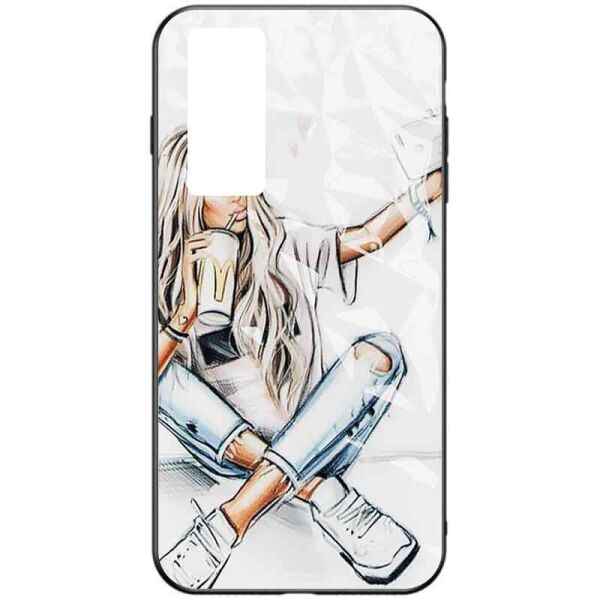 

TPU+PC чехол Prisma Ladies для Vivo V20 SE Selfie (8259077)
