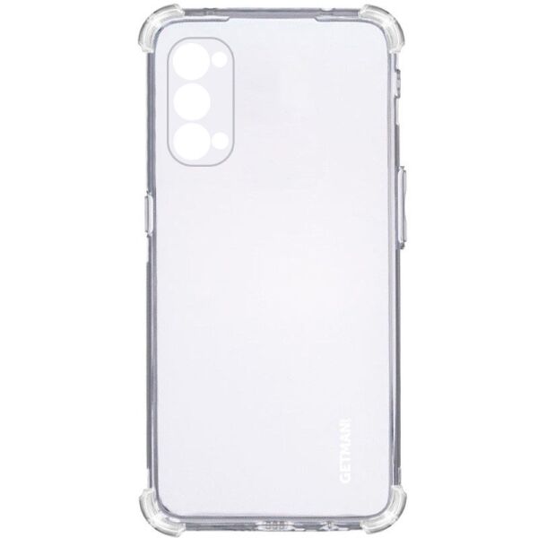 

TPU чехол GETMAN Ease logo усиленные углы для Oppo Reno 4 Pro Бесцветный (прозрачный) (287942)