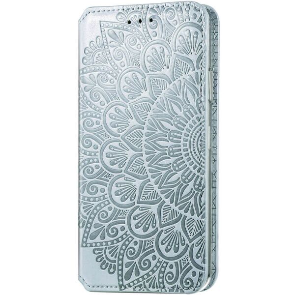 

Кожаный чехол книжка GETMAN Mandala (PU) для Xiaomi Redmi 9A Серый