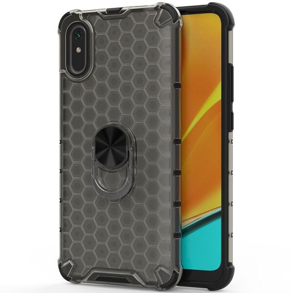 

Ударопрочный чехол Honey Ring для Xiaomi Redmi 9A Черный
