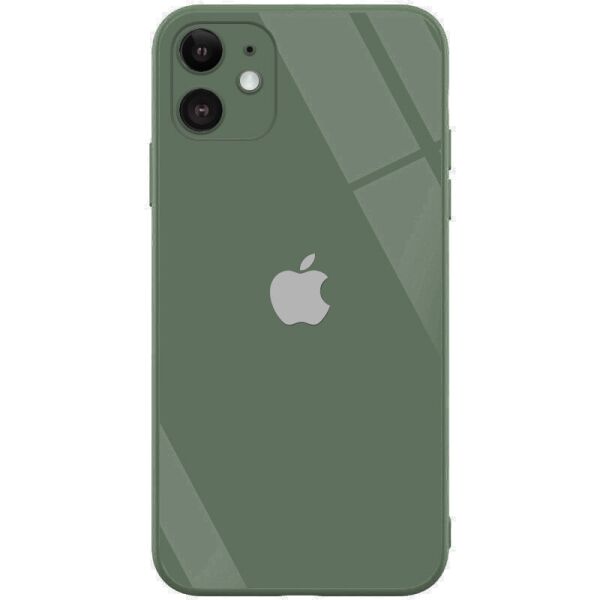 

TPU+Glass чехол GLOSSY Logo Full camera (opp) для Apple iPhone XR (6.1") Зеленый