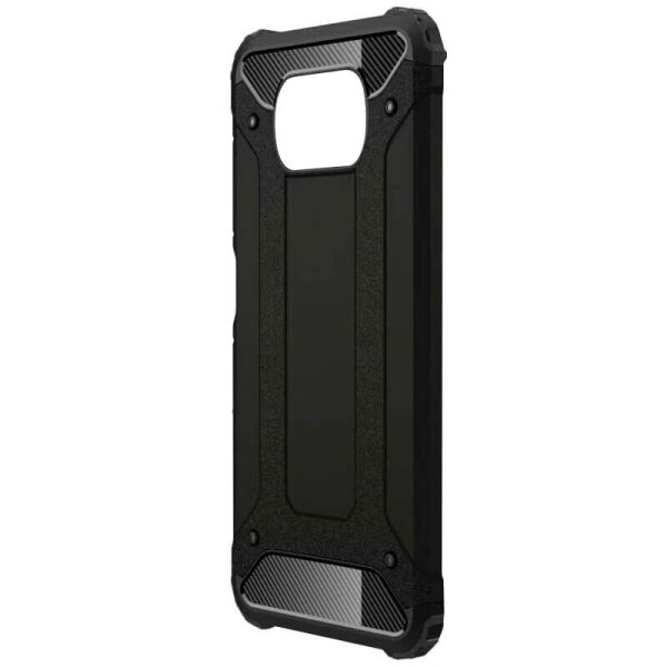 

Бронированный противоударный TPU+PC чехол Immortal для Xiaomi Poco X3 NFC / Poco X3 Pro Черный