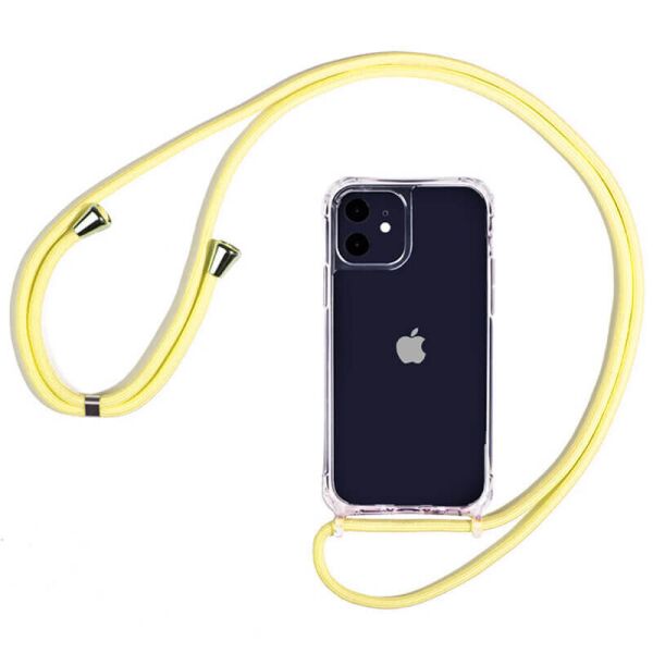 

Чехол TPU Crossbody Transparent для Apple iPhone XS Max (6.5") Желтый