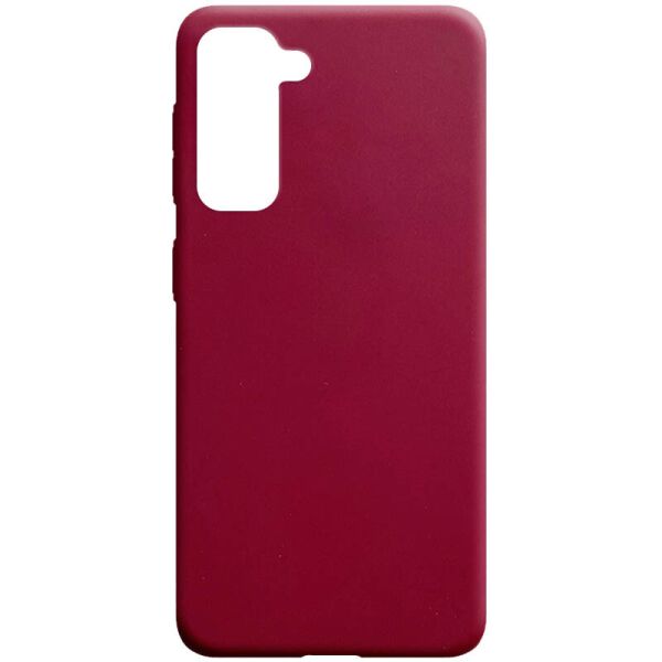 

Силиконовый чехол Candy для Samsung Galaxy S21 Бордовый
