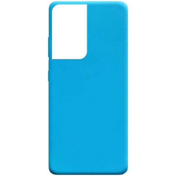 

Силиконовый чехол Candy для Samsung Galaxy S21 Ultra Голубой