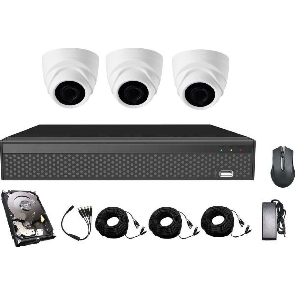 

Комплект видеонаблюдения CoVi Security ADH-3D KIT + HDD500 (9350) AHD-3D KIT + HDD500
