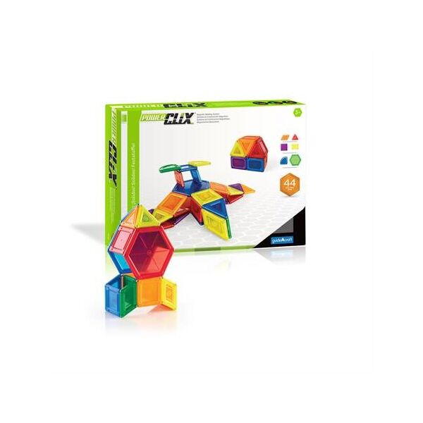 

Магнитный конструктор Guidecraft PowerClix Solids 44 детали (G9421)
