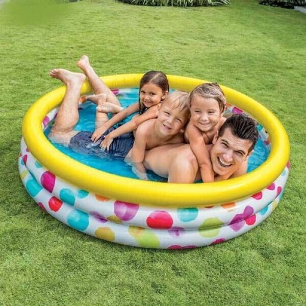 

Бассейн детский Intex 58439 NP "Геометрия" , размер 147*33 см, объём: 324 л