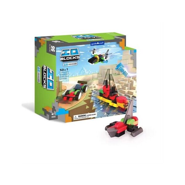 

Конструктор Guidecraft IO Blocks Транспорт 96 деталей (G9606)