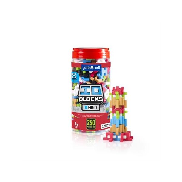 

Конструктор Guidecraft IO Blocks Minis 250 деталей (G9611)