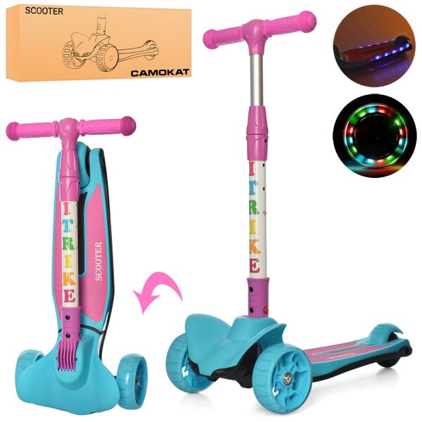 

Самокат iTrike Maxi JR 3-060-28-BLP Blue Pink (JR 3-060-28)