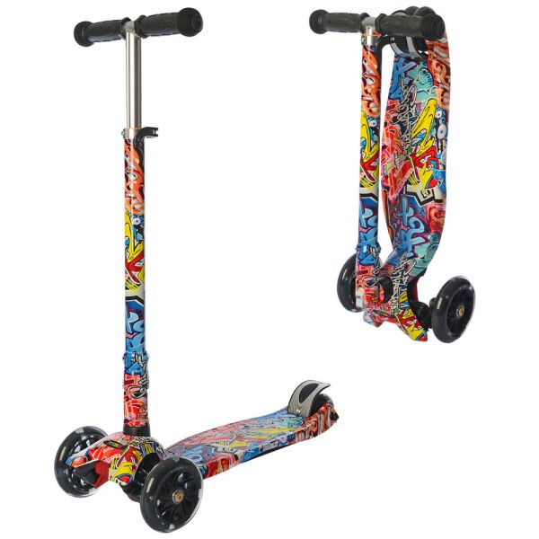 

Самокат iTrike JR 3-055-WP8 Black Blue Red (JR 3-055-WP)