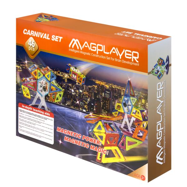 

Конструктор магнитный Magplayer 46 элементов (MPB-46)