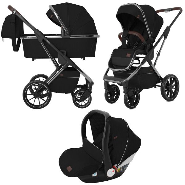 

Коляска универсальная CARRELLO Aurora CRL-6502/1 (3in1) Space Black +дождевик