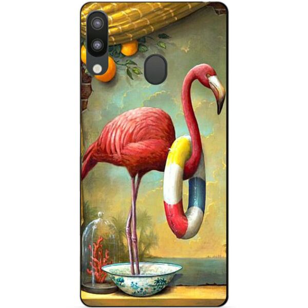 

Бампер силиконовый Candy для Samsung A10s 2019 Galaxy A107f с рисунком Фламинго