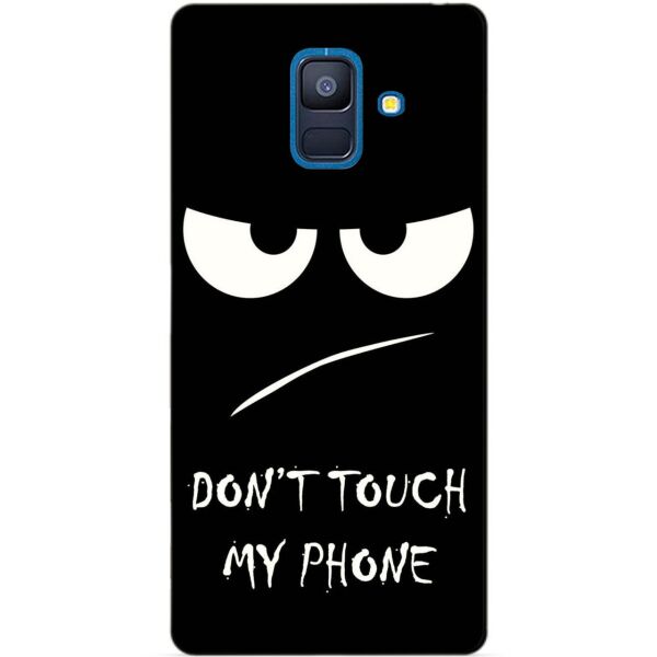 

Бампер силиконовый Candy для Samsung A6 2018 с рисунком Dont touch