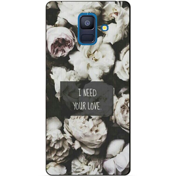 

Бампер силиконовый Candy для Samsung A6 2018 с рисунком Love