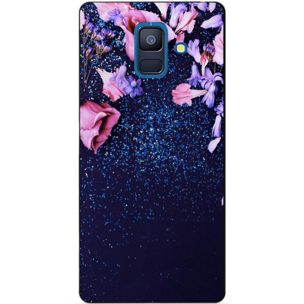 

Бампер силиконовый Candy для Samsung A6 2018 с рисунком Букет