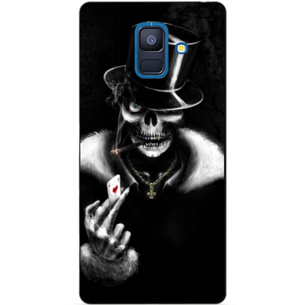 

Бампер силиконовый Candy для Samsung A6 2018 с рисунком Карта