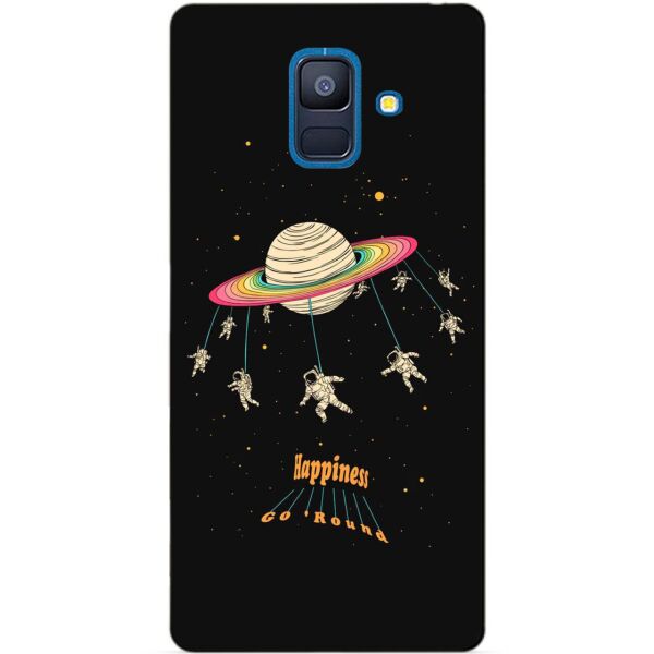 

Бампер силиконовый Candy для Samsung A6 2018 с рисунком Карусель