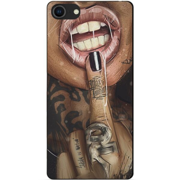 

Силиконовый бампер чехол Candy для Iphone SE 2020 с рисунком Swag
