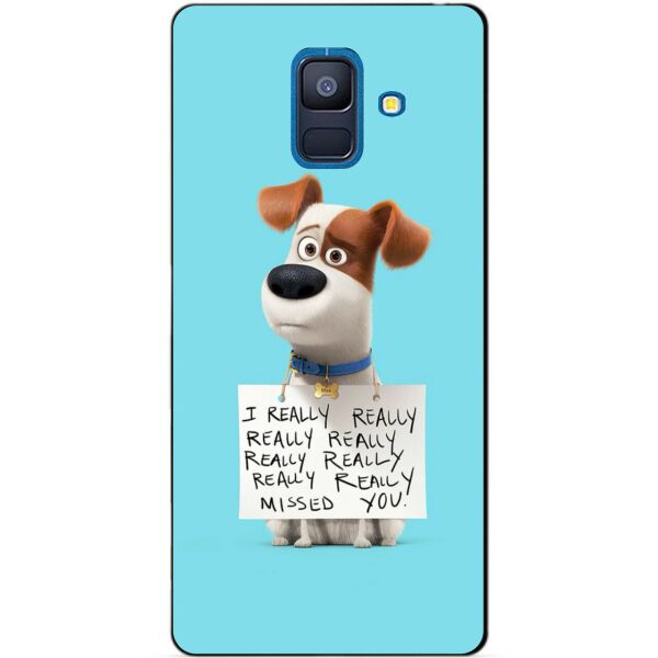

Бампер силиконовый Candy для Samsung A6 2018 с рисунком Собака Макс