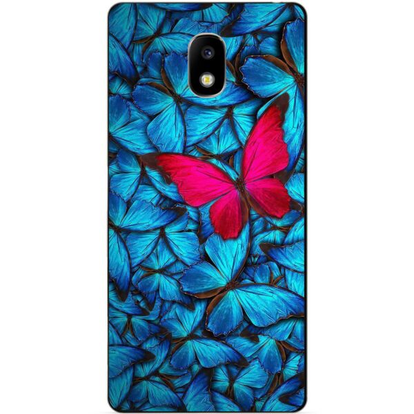 

Силиконовый бампер чехол Candy для Samsung J5 2017 Galaxy J530 с рисунком Бабочка