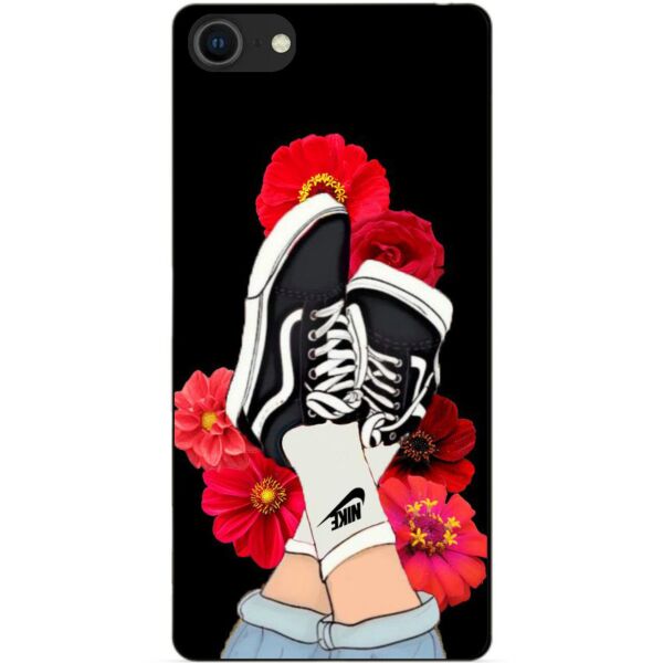 

Силиконовый бампер чехол Candy для Iphone SE 2020 с рисунком Кеды