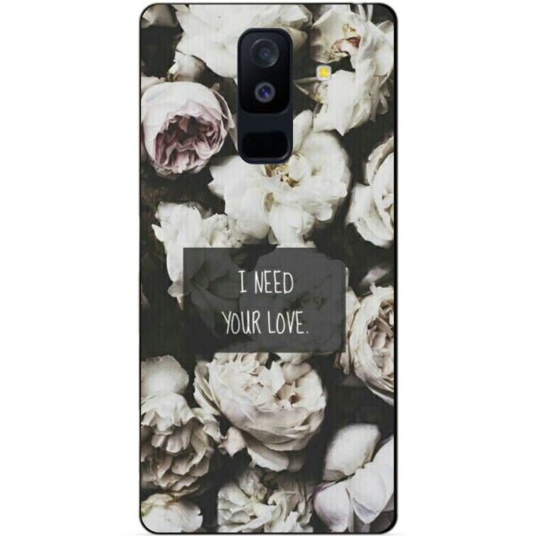 

Бампер силиконовый Candy для Samsung A6 Plus с рисунком Need Love