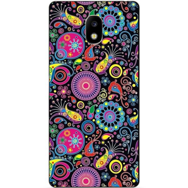 

Силиконовый бампер чехол Candy для Samsung J5 2017 Galaxy J530 с рисунком Узоры