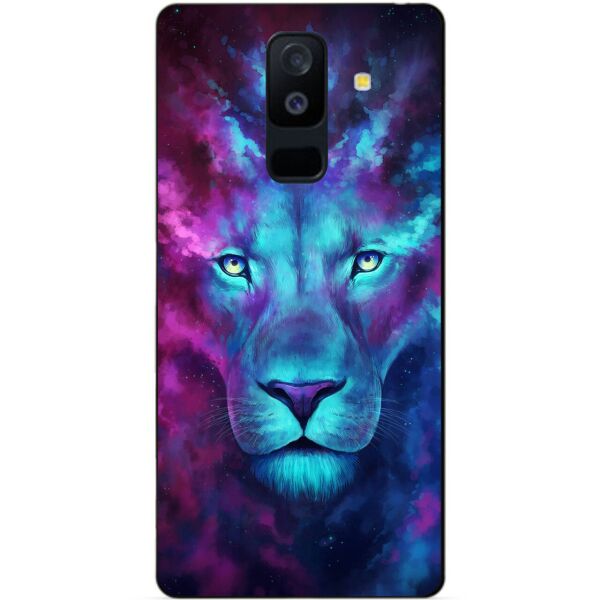 

Бампер силиконовый Candy для Samsung A6 Plus с рисунком Космический лев