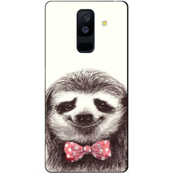 

Бампер силиконовый Candy для Samsung A6 Plus с рисунком Ленивец