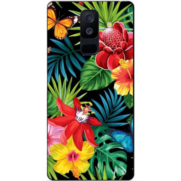 

Бампер силиконовый Candy для Samsung A6 Plus с рисунком Райские цветы