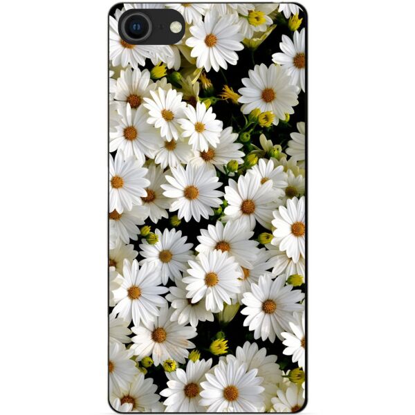 

Силиконовый бампер чехол Candy для Iphone SE 2020 с рисунком Ромашки