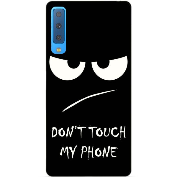 

Бампер силиконовый Candy для Samsung A7 2018 Galaxy A750 с рисунком Dont touth
