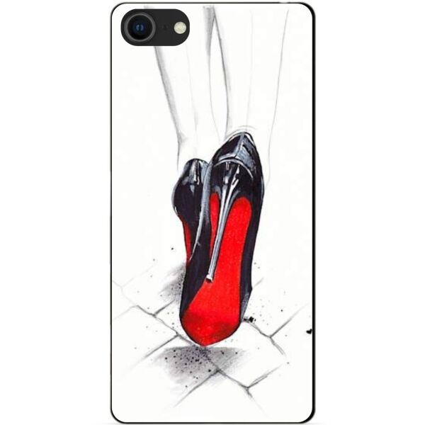 

Силиконовый бампер чехол Candy для Iphone SE 2020 с рисунком Туфли