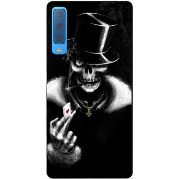 

Бампер силиконовый Candy для Samsung A7 2018 Galaxy A750 с рисунком Карта