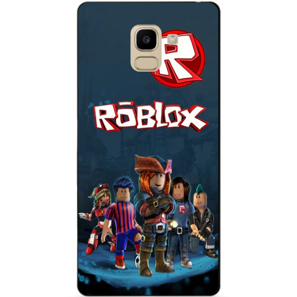 

Силиконовый бампер чехол Candy для Samsung J6 2018 с рисунком Roblox