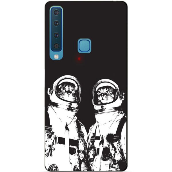 

Бампер силиконовый Candy для Samsung A9 2018 Galaxy A920 с рисунком Коты космонавты