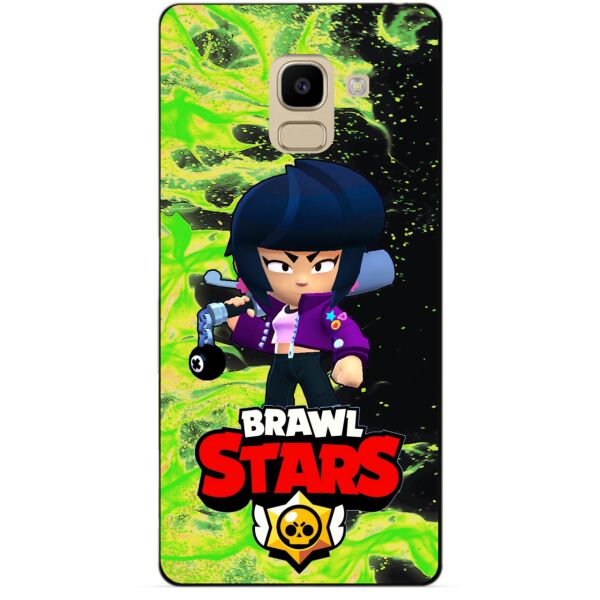 

Силиконовый бампер чехол Candy для Samsung J6 Galaxy J600 с Героем Brawl Stars Биби