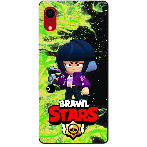 

Силиконовый бампер чехол Candy для Iphone XR с Героем Brawl Stars Биби