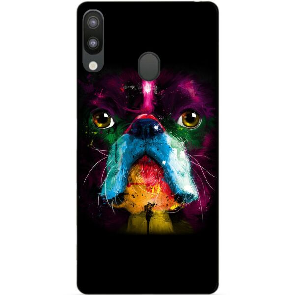 

Бампер силиконовый Candy для Samsung M20 2019 Galaxy M205f с рисунком Бульдог