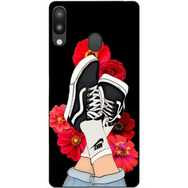 

Бампер силиконовый Candy для Samsung M20 2019 Galaxy M205f с рисунком Кеды