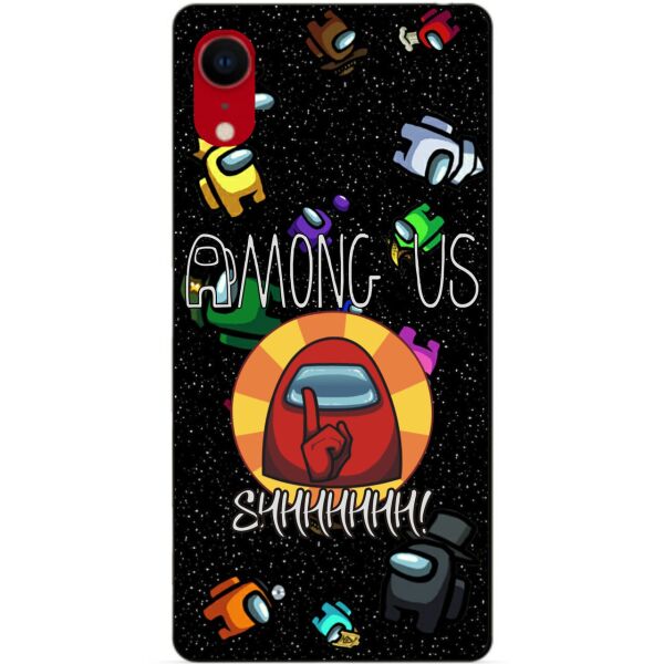 

Силиконовый бампер чехол Candy для Iphone XR с рисунком Among Us
