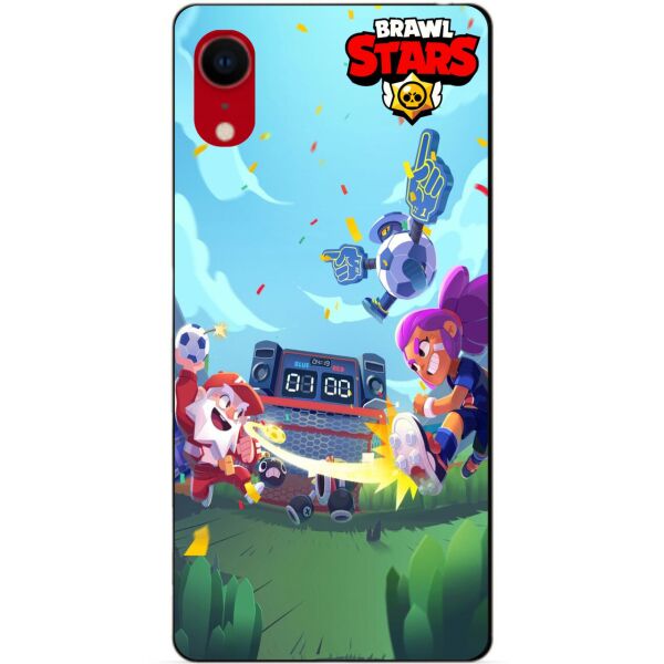 

Силиконовый бампер чехол Candy для Iphone XR с рисунком Бравл Старс Броулбол